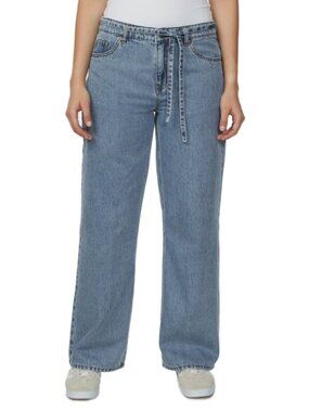 Buffalo Jeans Women's Wide Leg Belted Jean